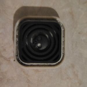 Elegant Black Square Men's Accessory